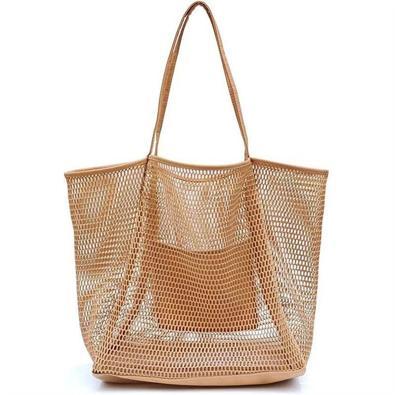 Wholesale Multifunctional beach large capacity versatile casual daily outing single shoulder storage net bag